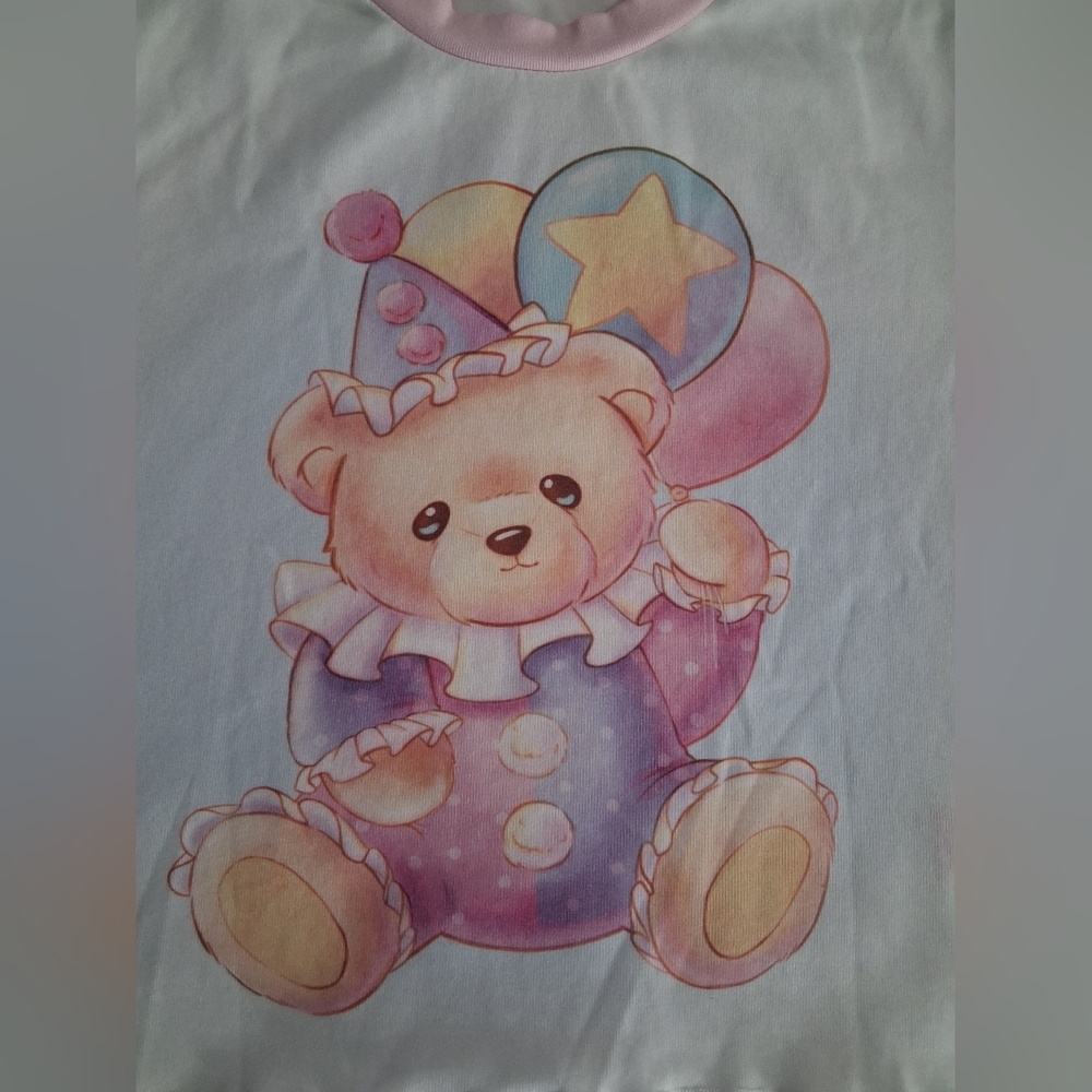 Sugar Thrillz Pink and White Tee - Picture 3 of 4